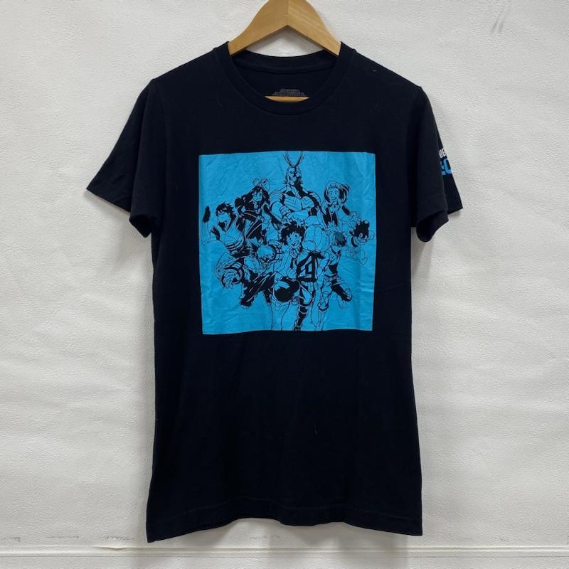 古着 USED Tシャツ 半袖 僕のヒーローアカデミア MY HERO ACADEMIA ヒロアカ アニメ キャラクター Tシャツ 両面プリント S S ロゴ、文字 X プリント X キャラクター 黒 / ブラック / black メンズ USED 古着 中古 50107913
