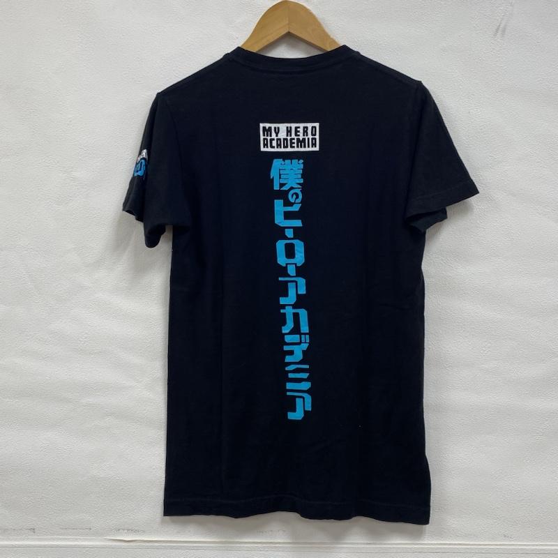古着 USED Tシャツ 半袖 僕のヒーローアカデミア MY HERO ACADEMIA ヒロアカ アニメ キャラクター Tシャツ 両面プリント S S ロゴ、文字 X プリント X キャラクター 黒 / ブラック / black メンズ USED 古着 中古 50107913