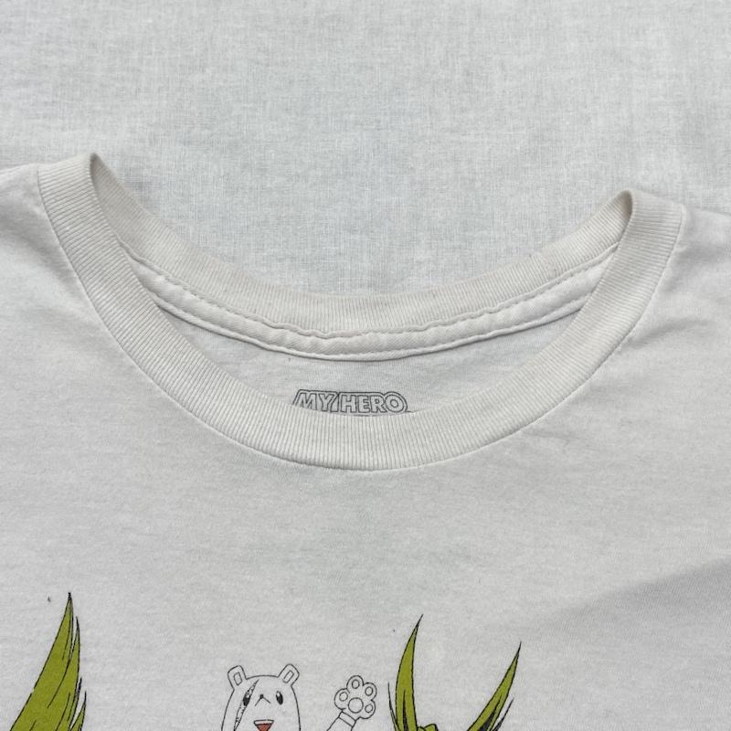 古着 USED Tシャツ 半袖 僕のヒーローアカデミア MY HERO ACADEMIA ヒロアカ アニメ キャラクター Tシャツ S S ロゴ、文字 X プリント X キャラクター 白 / ホワイト / white メンズ USED 古着 中古 50107915
