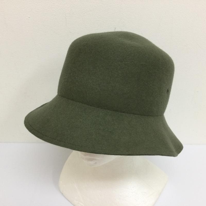 カシラ CA4LA 帽子 ハット TAM02553 FELT BUCKET HAT ウール フェルト バスケット ハット 無地 カーキオリーブ / カーキオリーブ / メンズ USED 古着 中古 50108007