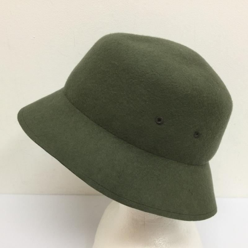 カシラ CA4LA 帽子 ハット TAM02553 FELT BUCKET HAT ウール フェルト バスケット ハット 無地 カーキオリーブ / カーキオリーブ / メンズ USED 古着 中古 50108007