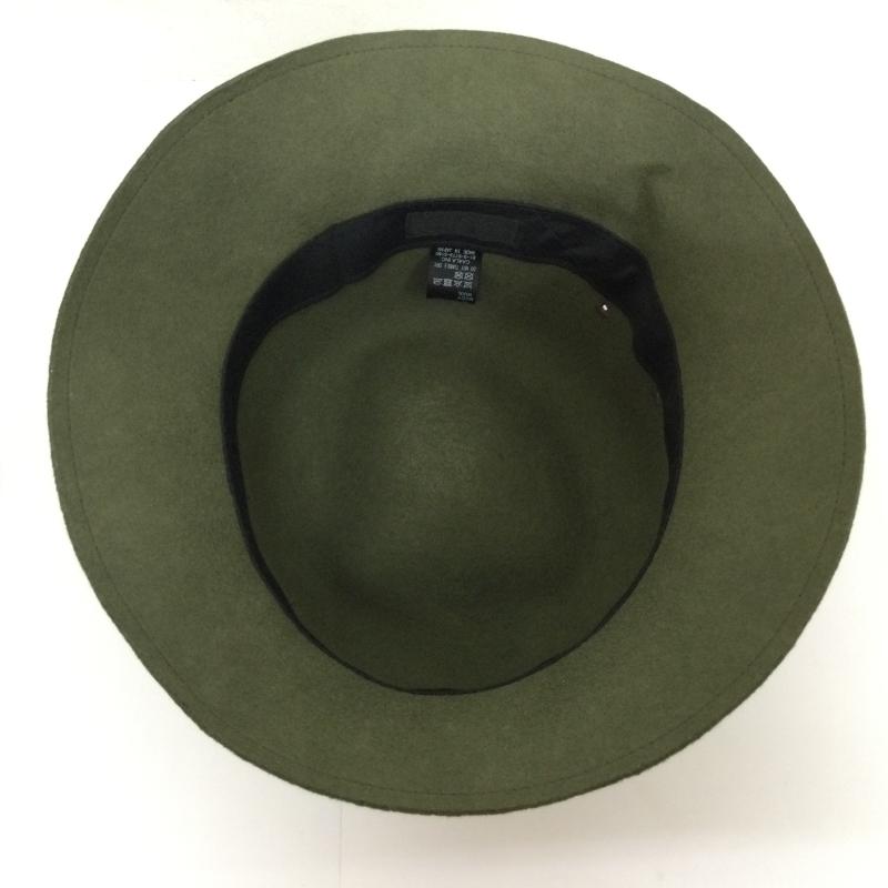 カシラ CA4LA 帽子 ハット TAM02553 FELT BUCKET HAT ウール フェルト バスケット ハット 無地 カーキオリーブ / カーキオリーブ / メンズ USED 古着 中古 50108007