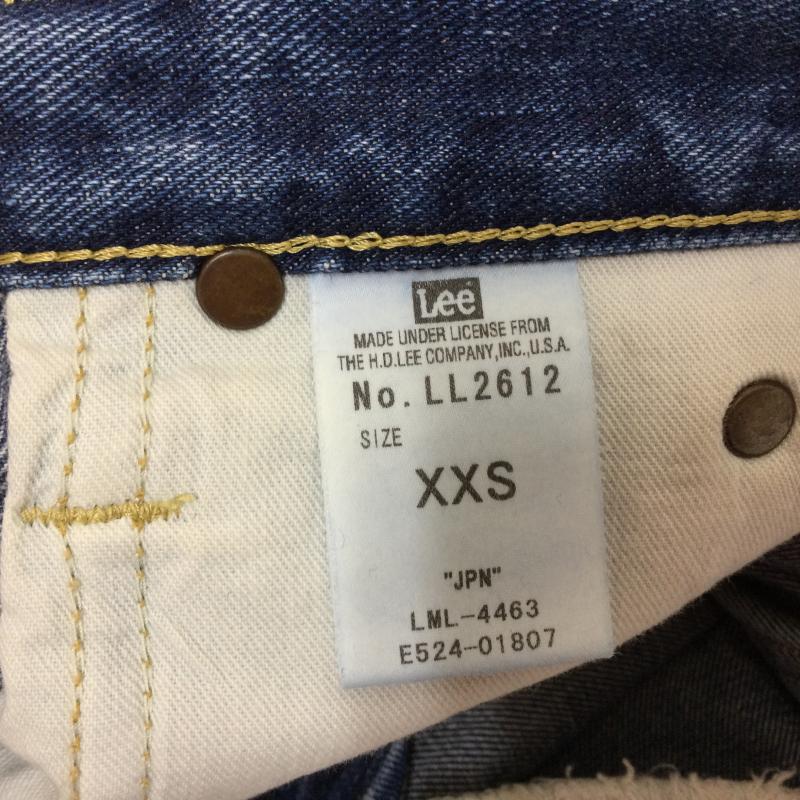 リー Lee パンツ デニム、ジーンズ LL2612 スタンダード ワードローブ ルー二ー テーパード デニムパンツ XXS 無地 インディゴ / インディゴ / Indigo レディース USED 古着 中古 50108065