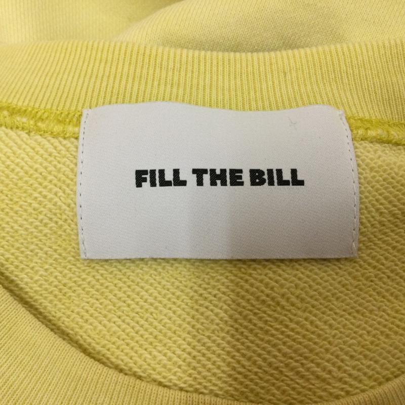 フィルザビル FILL THE BILL トレーナー 長袖 305-222082 テレビブラウン管プリント バックロゴプリント スウエット トレーナー サイズ2 2 プリント 黄 / イエロー / yellow メンズ USED 古着 中古 50108228