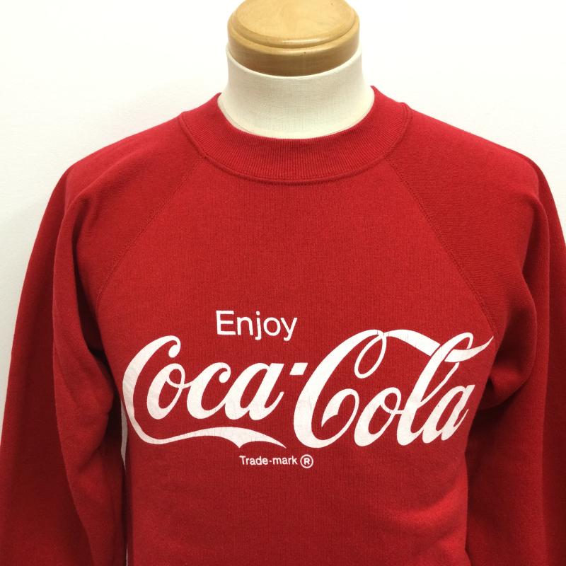 古着 USED トレーナー 長袖 ULTRA SWEATS 90 s USA製 ラグランスリーブ スウエット Coca cola ロゴプリント ヴィンテージ トレーナー S ロゴ、文字 茶 / ブラウン / brown メンズ USED 古着 中古 50108414