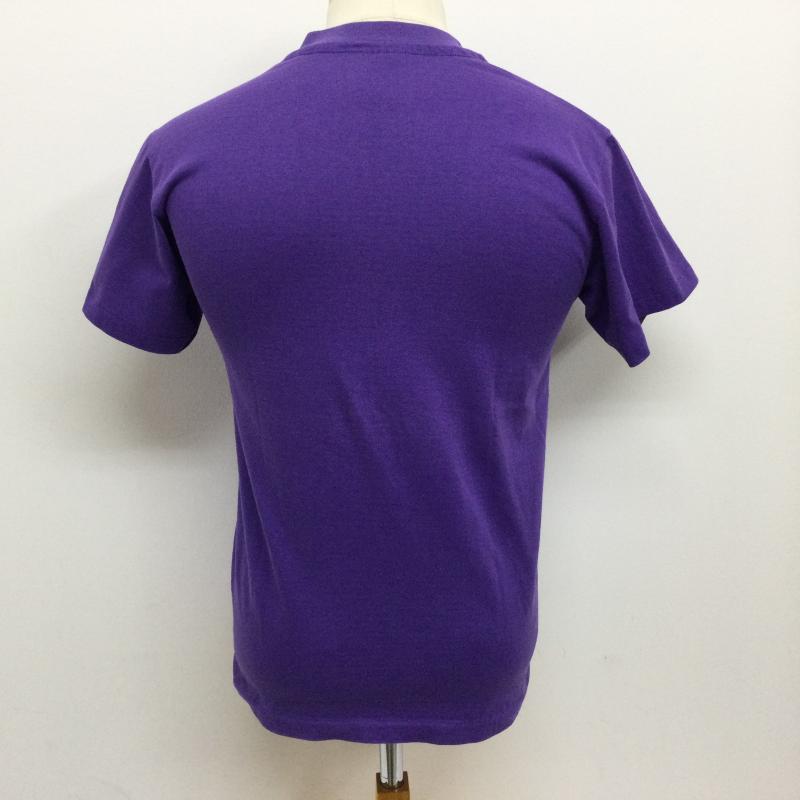 ヘインズ HANES Tシャツ 半袖 90’s USA製 HEAVYWEIGHT 50/50 半袖Tシャツ BROOKWOOD ロゴプリント ヴィンテージ TEE S ロゴ、文字 紫 / パープル / purple メンズ USED 古着 中古 50108419