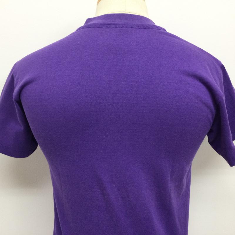 ヘインズ HANES Tシャツ 半袖 90’s USA製 HEAVYWEIGHT 50/50 半袖Tシャツ BROOKWOOD ロゴプリント ヴィンテージ TEE S ロゴ、文字 紫 / パープル / purple メンズ USED 古着 中古 50108419