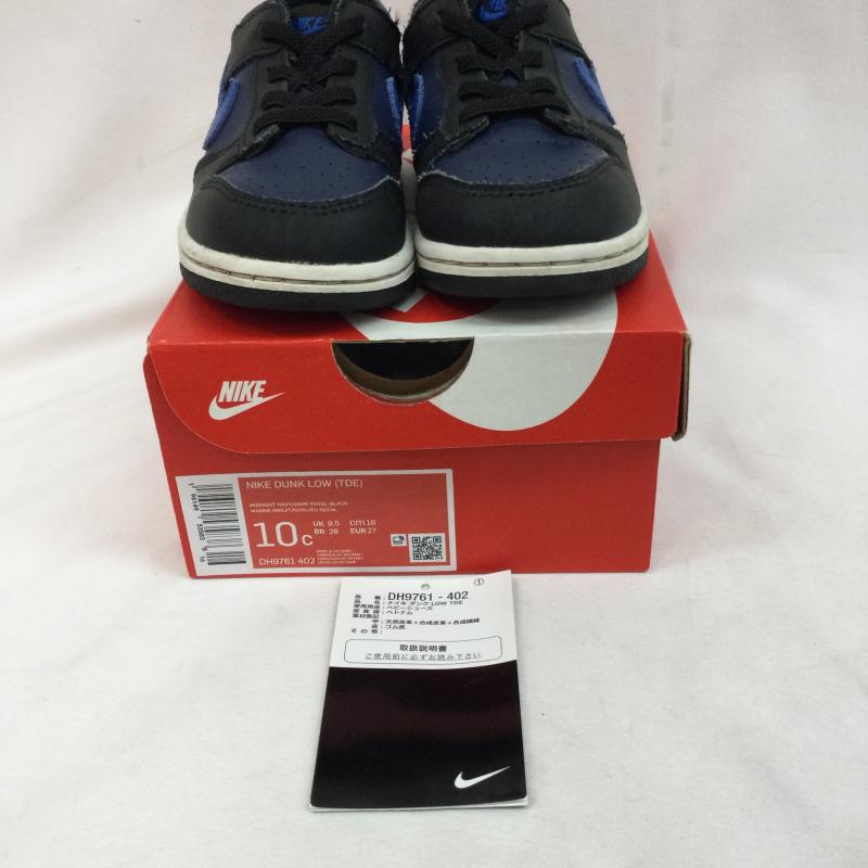 ナイキ NIKE スニーカー スニーカー DUNK LOW TD  MIDNIGHT NAVY  DH9761-402 ダンクロー 16.0cm ボーイズ USED 古着 中古 50108535