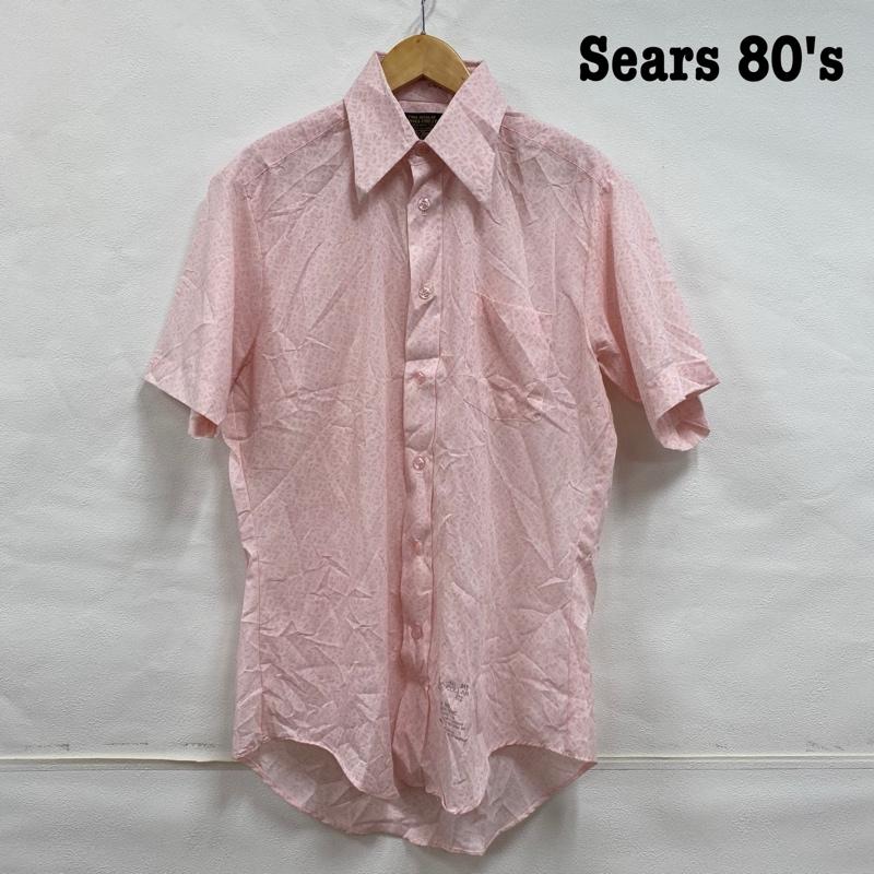 ヴィンテージ VINTAGE シャツ、ブラウス 半袖 SEARS シアーズ 70 s-80 s ボタンシャツ 総柄 MADE IN JAPAN 15 - 総柄 桃 / ピンク / pink メンズ USED 古着 中古 50108646