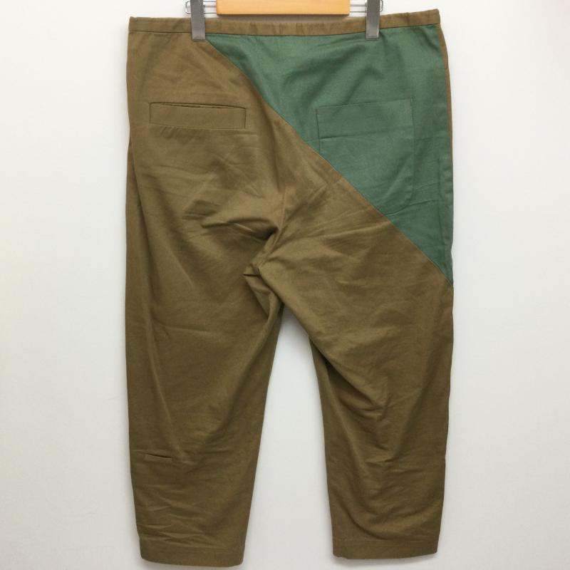 ドゥルカマラ Dulcamara ボトムス ボトムス ヒップ切替 コットンパンツ サイズ1 1 無地 茶 / ブラウン / brown X 緑 / グリーン / green メンズ USED 古着 中古 50108826