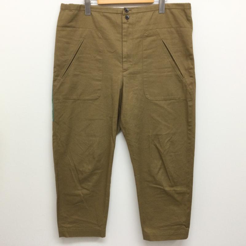 ドゥルカマラ Dulcamara ボトムス ボトムス ヒップ切替 コットンパンツ サイズ1 1 無地 茶 / ブラウン / brown X 緑 / グリーン / green メンズ USED 古着 中古 50108826
