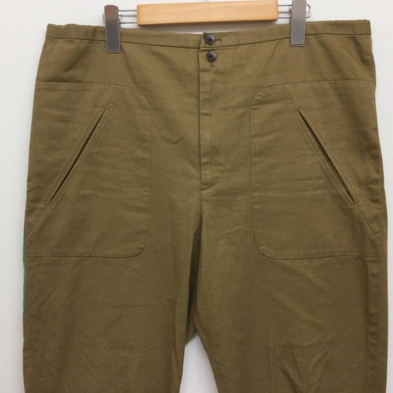 ドゥルカマラ Dulcamara ボトムス ボトムス ヒップ切替 コットンパンツ サイズ1 1 無地 茶 / ブラウン / brown X 緑 / グリーン / green メンズ USED 古着 中古 50108826
