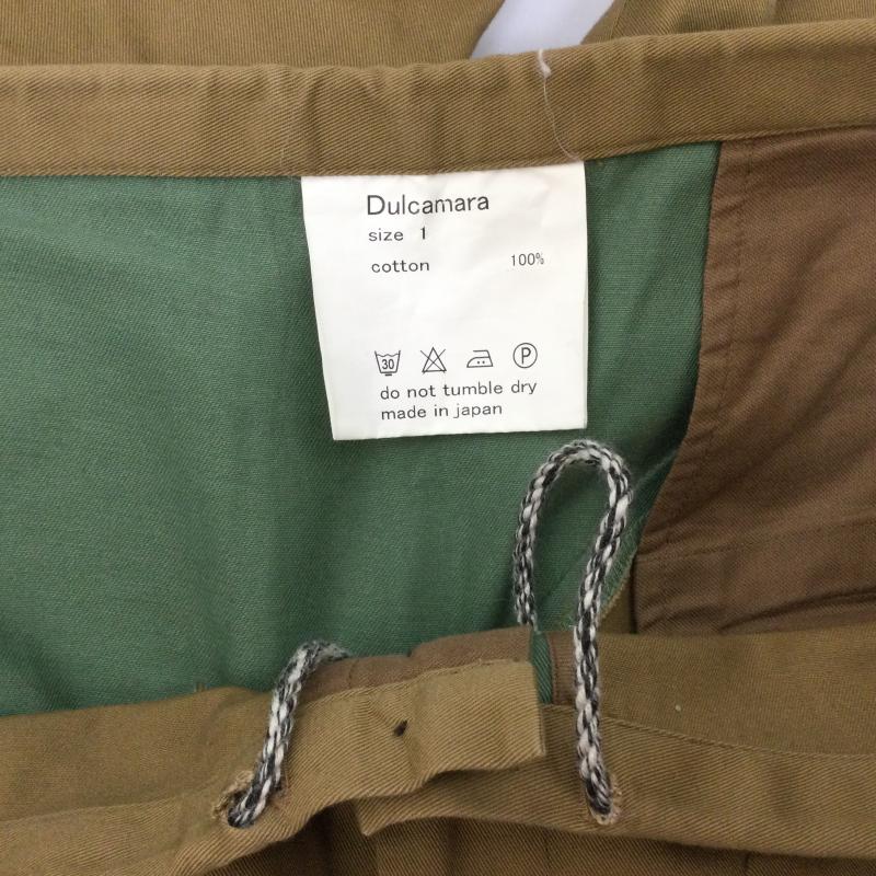 ドゥルカマラ Dulcamara ボトムス ボトムス ヒップ切替 コットンパンツ サイズ1 1 無地 茶 / ブラウン / brown X 緑 / グリーン / green メンズ USED 古着 中古 50108826