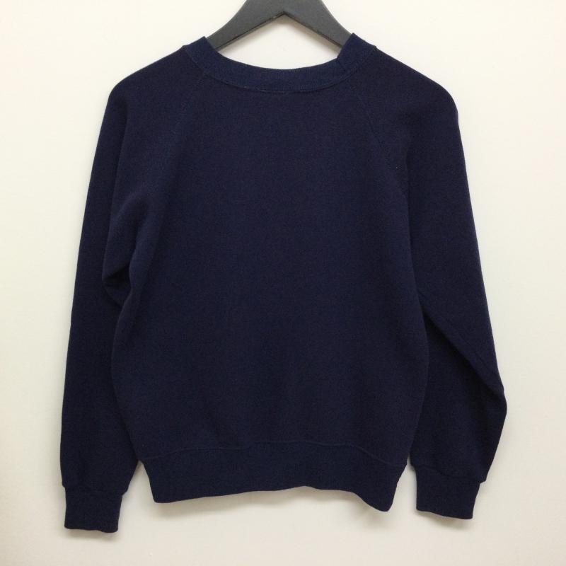 古着 USED トレーナー 長袖 HANCO USA製 90 s ロゴププリント ラグランスウェット ヴィンテージ スウエットトレーナー S ロゴ、文字 紺 / ネイビー / navy メンズ USED 古着 中古 50108905