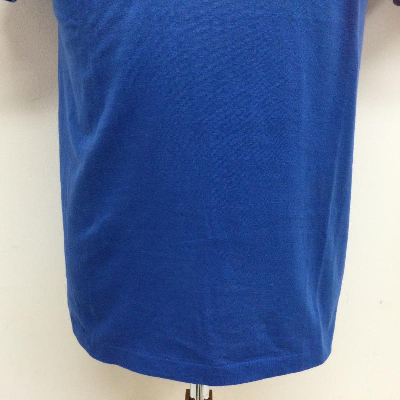 ヘインズ HANES Tシャツ 半袖 90’s USA製 Fifty-Fifty 半袖Tシャツ EXCITEMENT IS BUILDINGロゴプリント ヴィンテージ TEE M ロゴ、文字 青 / ブルー / blue メンズ USED 古着 中古 50108916