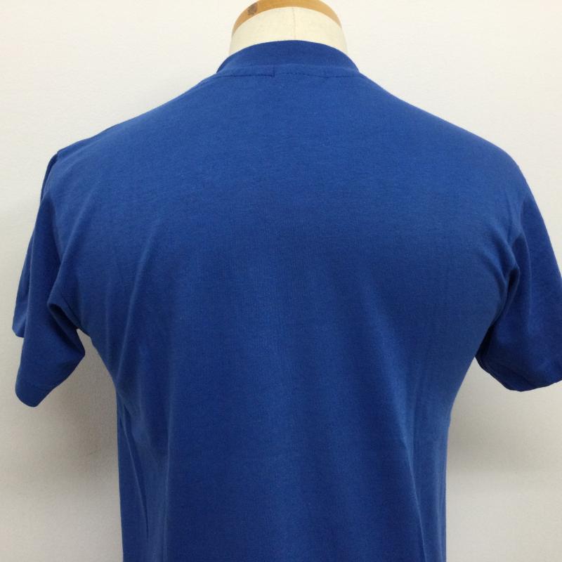 ヘインズ HANES Tシャツ 半袖 90’s USA製 Fifty-Fifty 半袖Tシャツ EXCITEMENT IS BUILDINGロゴプリント ヴィンテージ TEE M ロゴ、文字 青 / ブルー / blue メンズ USED 古着 中古 50108916