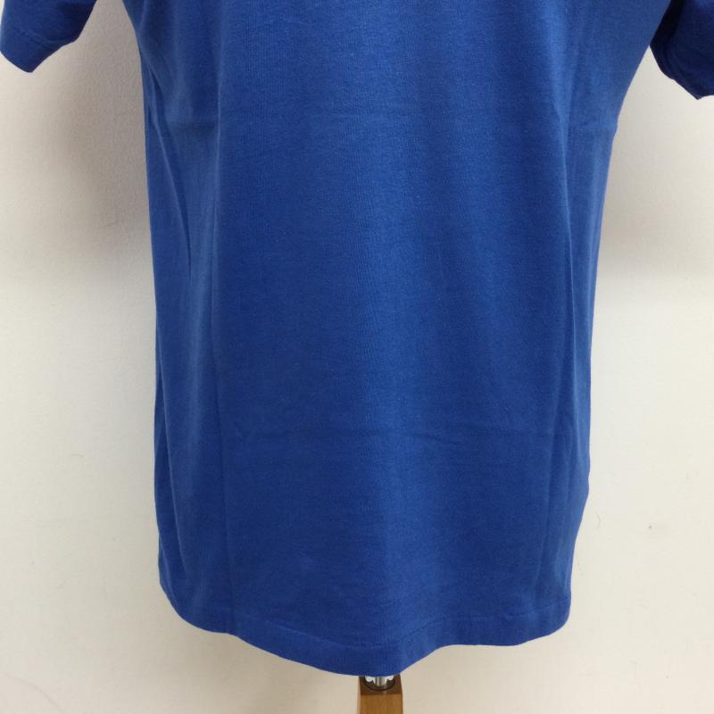 ヘインズ HANES Tシャツ 半袖 90’s USA製 Fifty-Fifty 半袖Tシャツ EXCITEMENT IS BUILDINGロゴプリント ヴィンテージ TEE M ロゴ、文字 青 / ブルー / blue メンズ USED 古着 中古 50108916