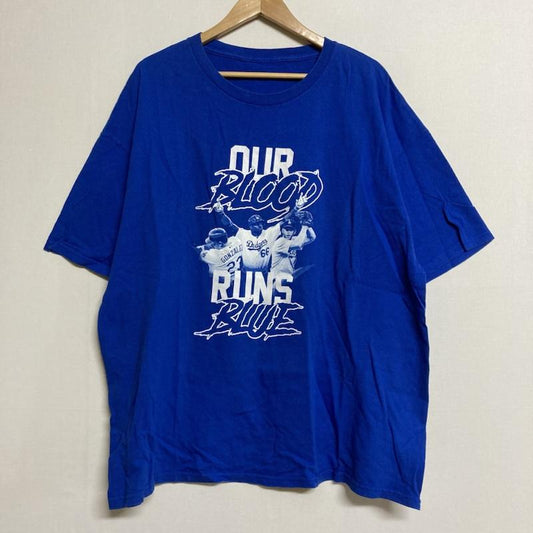 ＵＳフルギ US古着 Tシャツ 半袖 半袖 プリント Tシャツ プリント 青 / ブルー / blue メンズ USED 古着 中古 50109098