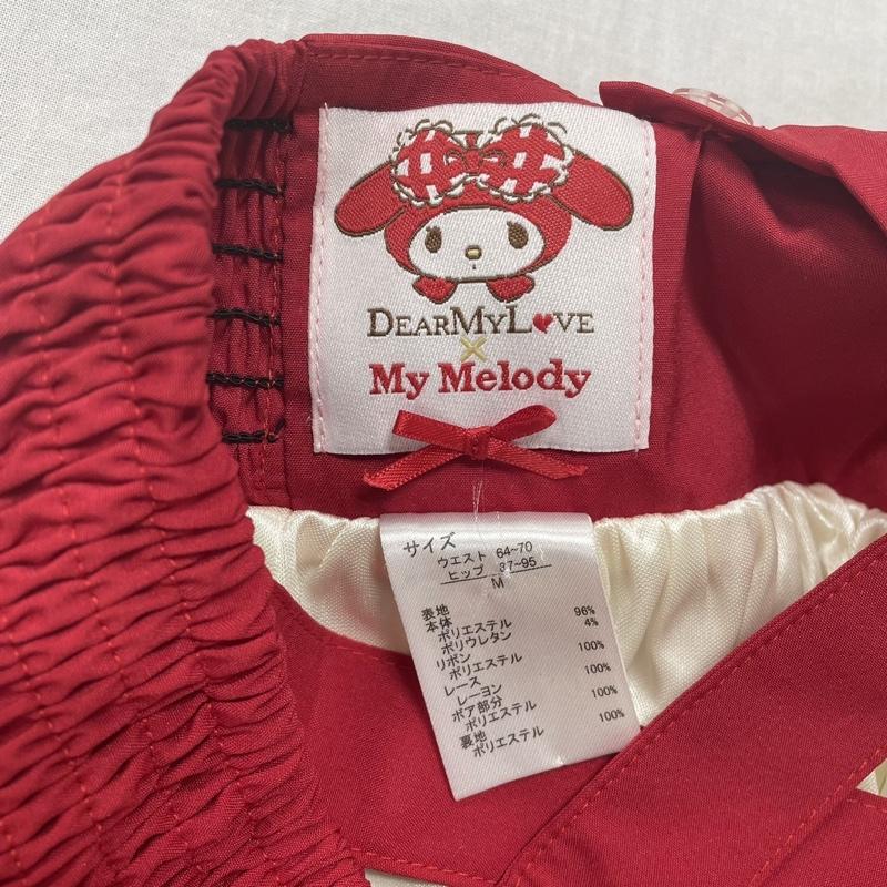 ＵＳＥＤ古着 USED/古着 サロペット・オーバーオール サロペット、オーバーオール DearMyLove マイメロ サスペンダー リボン レースアップスカート ディアマイラブ 推し活 M M 無地 白 / ホワイト / white X 赤 / レッド / red レディース USED 古着 中古 50109134