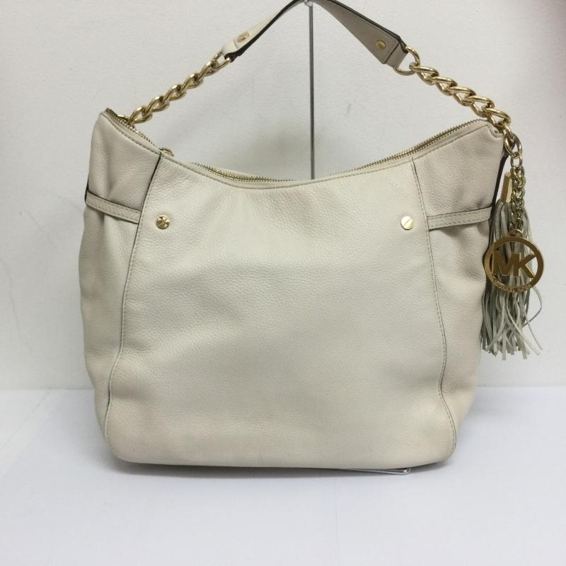 マイケルコース MICHAEL KORS ショルダーバッグ ショルダーバッグ 35T3GEGL3L オールレザー 2WAYバッグ ハンド×ショルダーバッグ - 無地 白 / ホワイト / white レディース USED 古着 中古 50109634