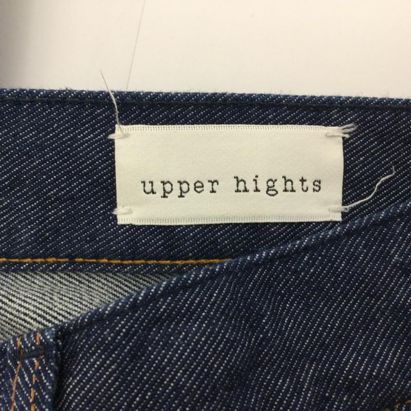 アッパーハイツ upperhights パンツ デニム、ジーンズ 980219 THE STELLA クロップド デニムパンツ サイズ表記 22 S 無地 インディゴ / インディゴ / Indigo レディース USED 古着 中古 50109680