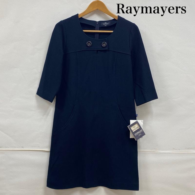 ＵＳＥＤ古着 USED/古着 ワンピース ひざ丈スカート RAYMAYERS レイメイヤーズ イタリア製 ワンピース 13AR タグ付 - 無地 紺 / ネイビー / navy レディース USED 古着 中古 50109769