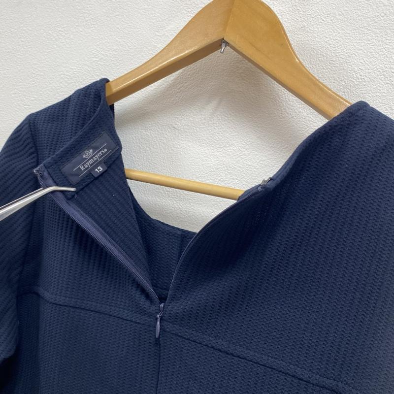 ＵＳＥＤ古着 USED/古着 ワンピース ひざ丈スカート RAYMAYERS レイメイヤーズ イタリア製 ワンピース 13AR タグ付 - 無地 紺 / ネイビー / navy レディース USED 古着 中古 50109769