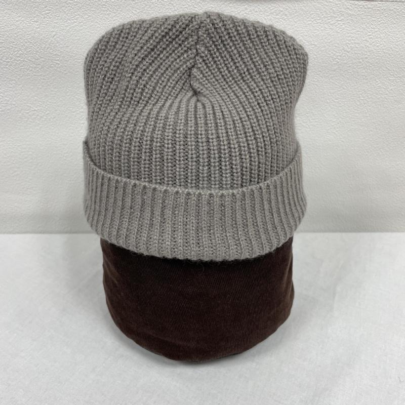 ラファイエット Lafayette 帽子 ニット帽 ミリタリー ワッチキャップ MILITARY WATCH CAP ビーニー インストラクションラベル - ワンポイント X ロゴ、文字 灰 / グレー / gray メンズ USED 古着 中古 50109809