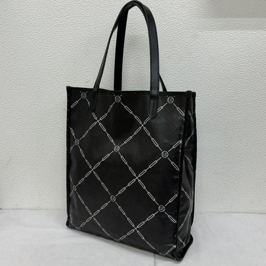 ユニフォームエクスペリメント uniform experiment トートバッグ トートバッグ 21SS CHAIN TOTE BAG PVCレザー チェーン ロゴ - 黒 / ブラック / black メンズ USED 古着 中古 50110020