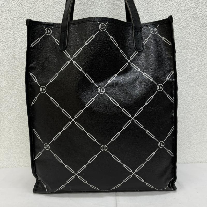 ユニフォームエクスペリメント uniform experiment トートバッグ トートバッグ 21SS CHAIN TOTE BAG PVCレザー チェーン ロゴ - 黒 / ブラック / black メンズ USED 古着 中古 50110020