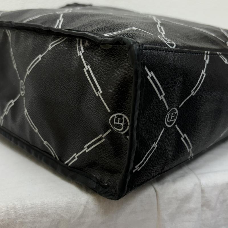 ユニフォームエクスペリメント uniform experiment トートバッグ トートバッグ 21SS CHAIN TOTE BAG PVCレザー チェーン ロゴ - 黒 / ブラック / black メンズ USED 古着 中古 50110020
