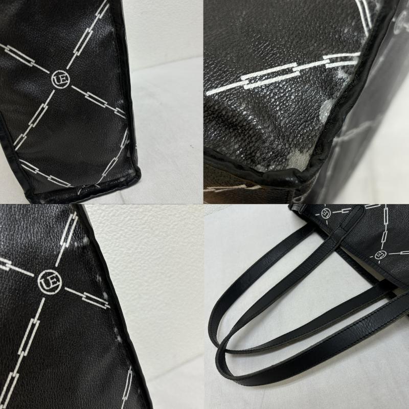 ユニフォームエクスペリメント uniform experiment トートバッグ トートバッグ 21SS CHAIN TOTE BAG PVCレザー チェーン ロゴ - 黒 / ブラック / black メンズ USED 古着 中古 50110020