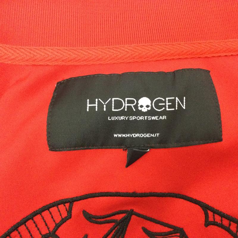 ハイドロゲン HYDROGEN ジャケット、上着 ジャンパー、ブルゾン バック スカルロゴ刺繍 トラックジャケット M 刺繍 X スカル 赤 / レッド / red メンズ USED 古着 中古 50110062