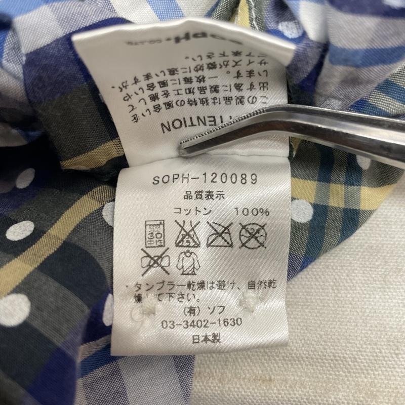 ソフネット SOPHNET. シャツ、ブラウス 長袖 長袖 シャツ チェック ドット 胸ポケット SOPH-120089 S チェック X ドット マルチカラー / マルチカラー / multicolor メンズ USED 古着 中古 50110121
