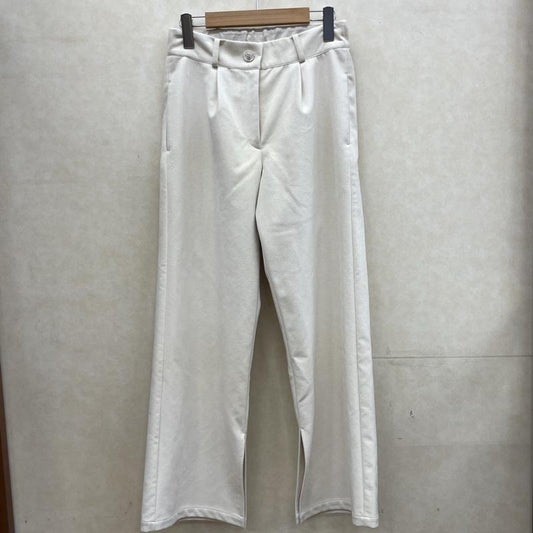 古着 USED パンツ スラックス WCJ-DH-004 WCJ フェイクスエード M 白 / ホワイト / white レディース USED 古着 中古 50110234