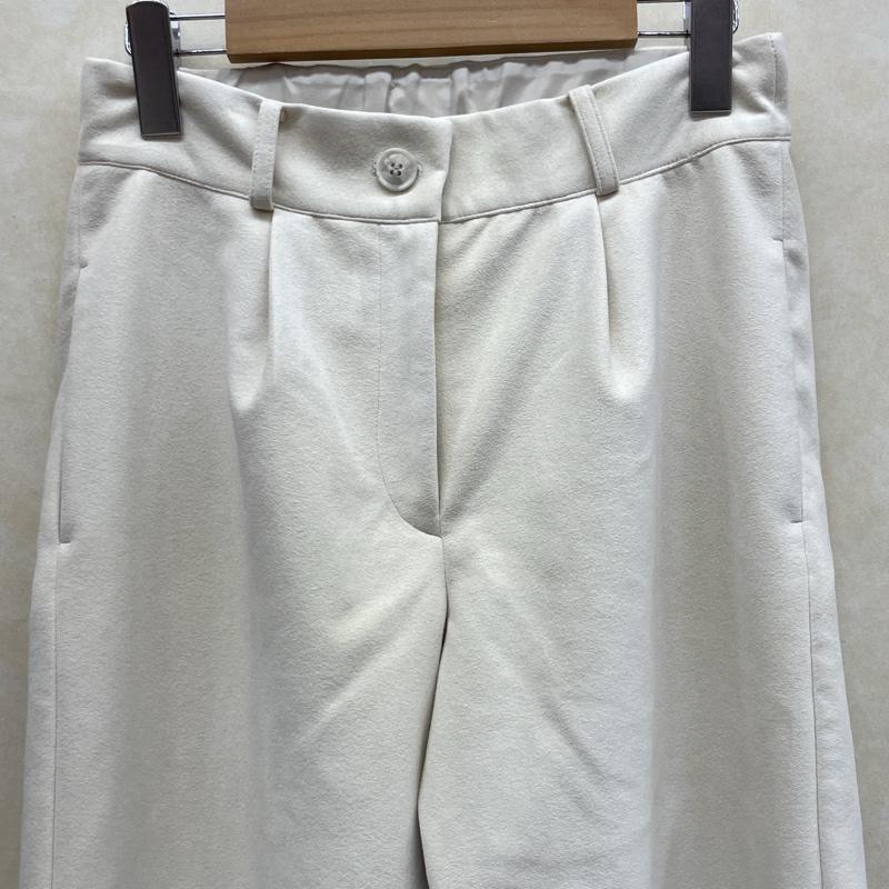 古着 USED パンツ スラックス WCJ-DH-004 WCJ フェイクスエード M 白 / ホワイト / white レディース USED 古着 中古 50110234