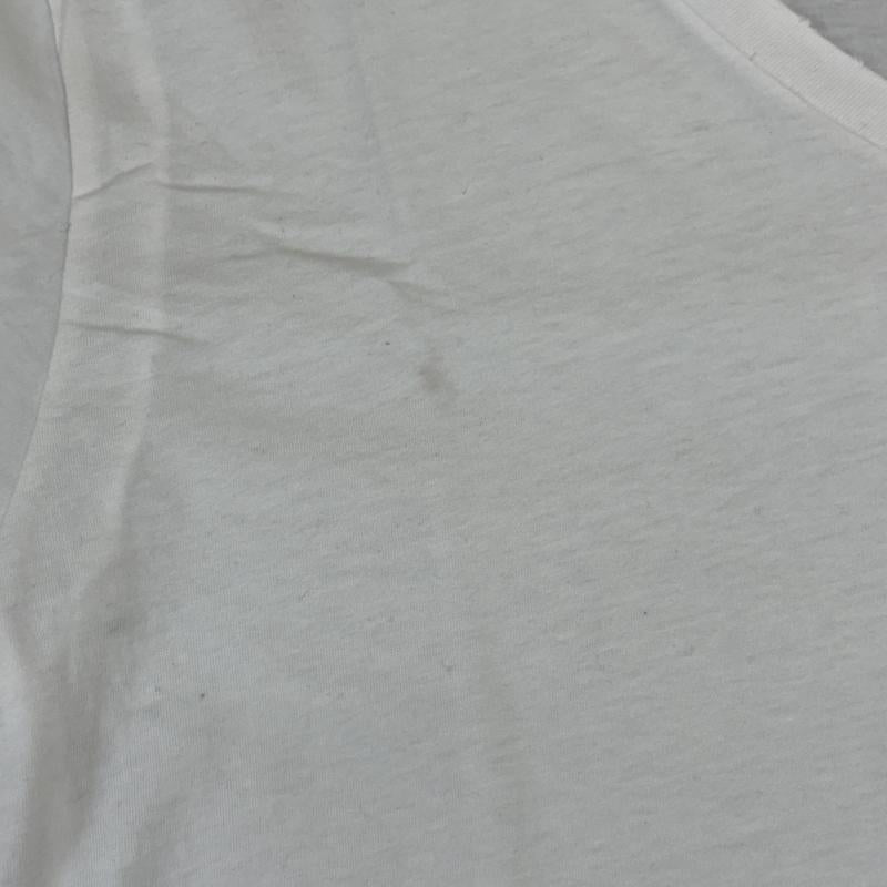 ロンハーマン RonHerman Tシャツ 半袖 8100 エイティワンハンドレッド ダメージ加工 Vネック ポケT ポケット L 白 / ホワイト / white メンズ USED 古着 中古 50110422