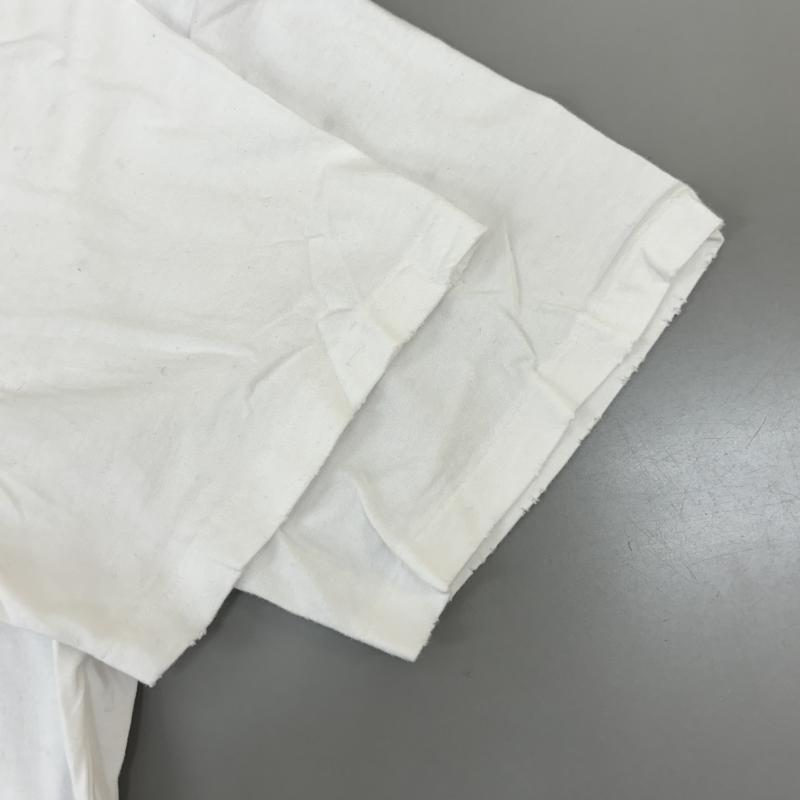 ロンハーマン RonHerman Tシャツ 半袖 8100 エイティワンハンドレッド ダメージ加工 Vネック ポケT ポケット L 白 / ホワイト / white メンズ USED 古着 中古 50110422