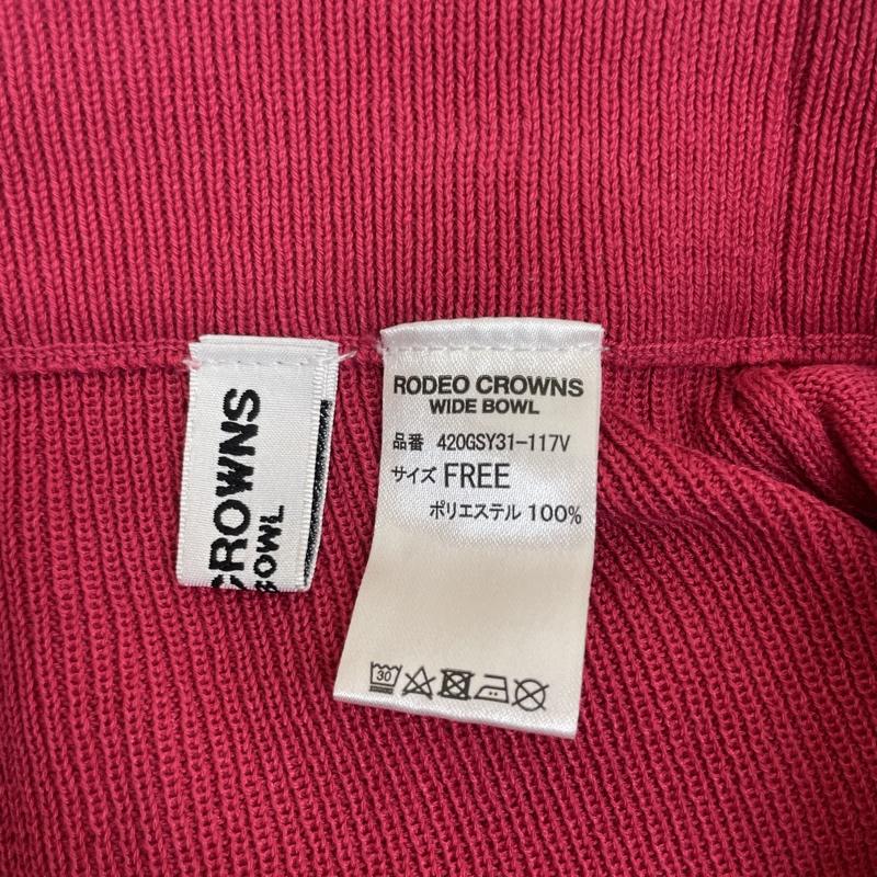 ロデオクラウンズワイドボウル RODEO CROWNS WIDE BOWL パンツ キュロット 420GSY31-117V S/W RIB リブカラー SWIMシリーズ FREE 桃 / ピンク / pink レディース USED 古着 中古 50110469