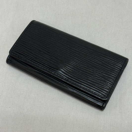 ルイヴィトン LOUIS VUITTON キーケース キーケース Ｍ63822 CA0925刻印 エピ ミュルティクレ4 4連 - 黒 / ブラック / black メンズ USED 古着 中古 50110508