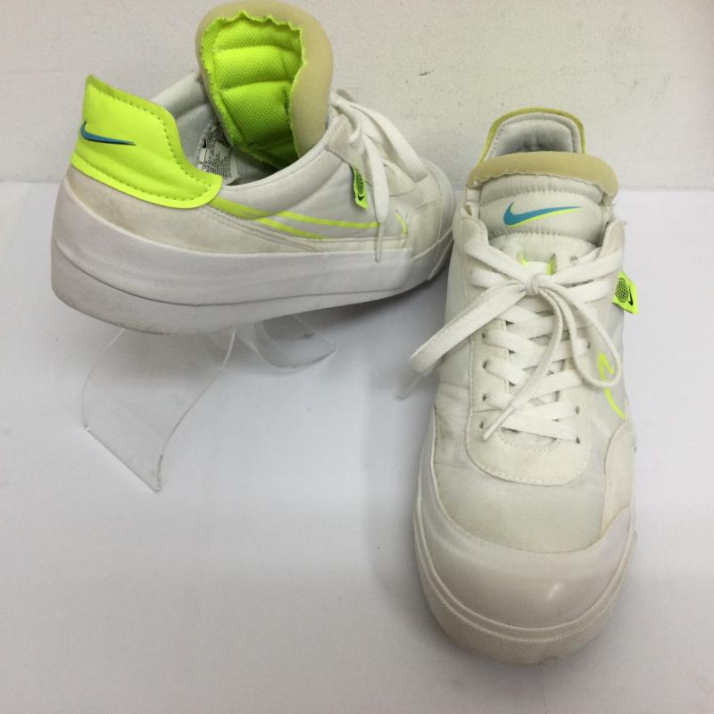 ナイキ NIKE スニーカー スニーカー CZ5847-100 DROP TYPE HBR WW ドロップタイプ ワールドワイド 27.0cm ロゴ、文字 白 / ホワイト / white X 黄 / イエロー / yellow メンズ USED 古着 中古 50110802