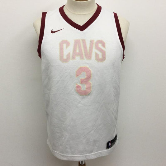 ナイキ NIKE タンクトップ タンクトップ NBA CAUS 3 THOMAS ユニホーム タンクトップ L ロゴ、文字 白 / ホワイト / white X ボルドー / ボルドー / X 黄 / イエロー / yellow メンズ USED 古着 中古 50110853