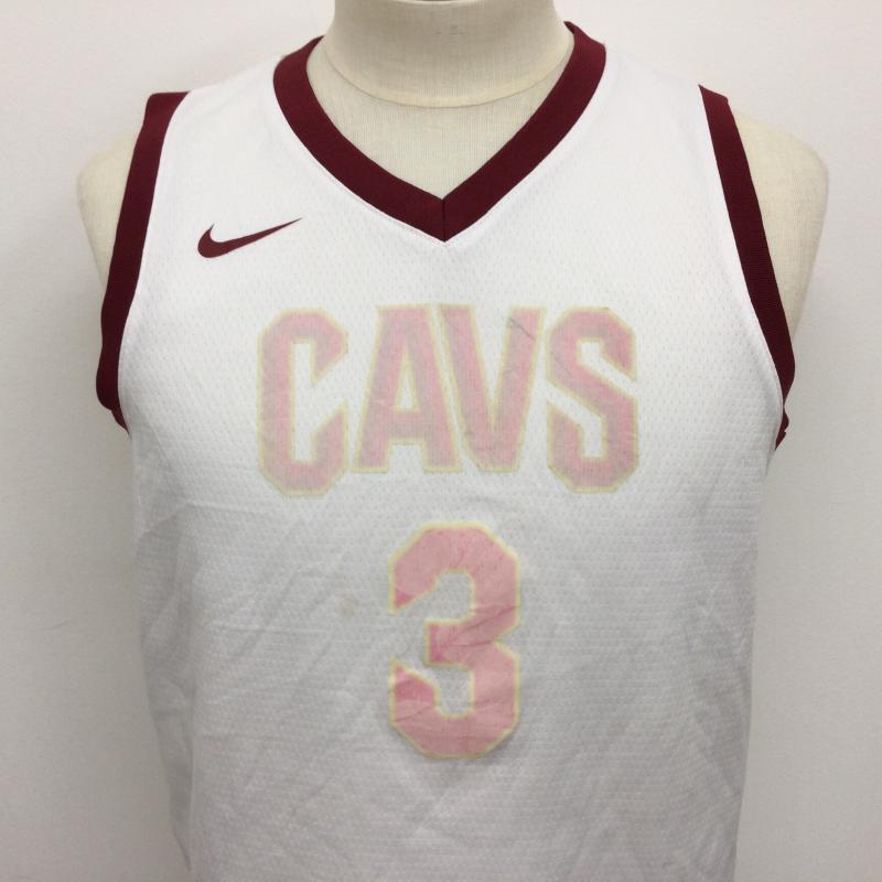 ナイキ NIKE タンクトップ タンクトップ NBA CAUS 3 THOMAS ユニホーム タンクトップ L ロゴ、文字 白 / ホワイト / white X ボルドー / ボルドー / X 黄 / イエロー / yellow メンズ USED 古着 中古 50110853