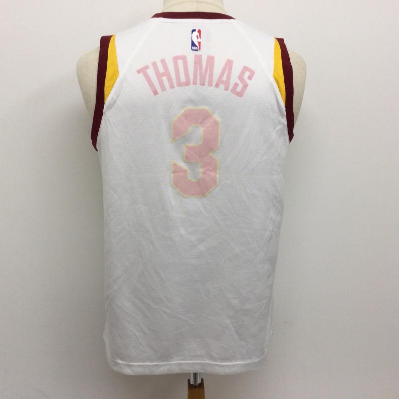 ナイキ NIKE タンクトップ タンクトップ NBA CAUS 3 THOMAS ユニホーム タンクトップ L ロゴ、文字 白 / ホワイト / white X ボルドー / ボルドー / X 黄 / イエロー / yellow メンズ USED 古着 中古 50110853
