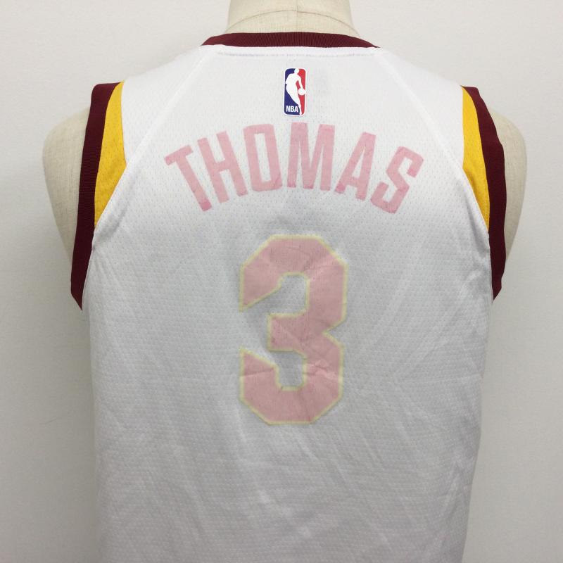 ナイキ NIKE タンクトップ タンクトップ NBA CAUS 3 THOMAS ユニホーム タンクトップ L ロゴ、文字 白 / ホワイト / white X ボルドー / ボルドー / X 黄 / イエロー / yellow メンズ USED 古着 中古 50110853