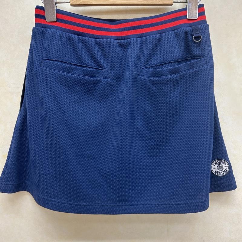 チャンピオン Champion スカート ミニスカート CW-ZG207 メッシュ ロゴ 24SS M 紺 / ネイビー / navy レディース USED 古着 中古 50110988