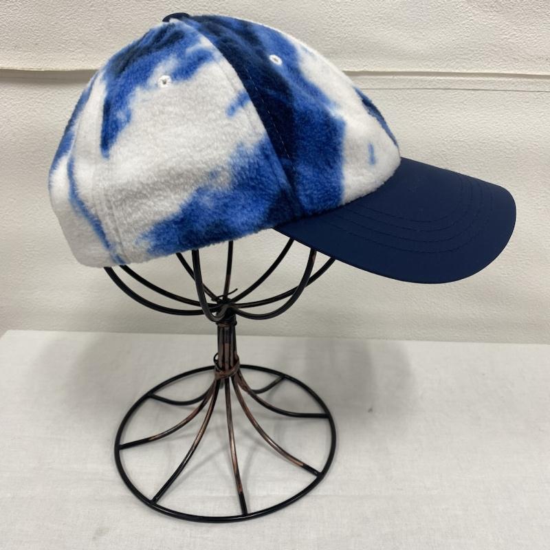ハフ HUF 帽子 キャップ POLAR FLEECE CV 6 PANEL HAT HT00266 タイダイ フリース FREE 総柄 X ワンポイント X ロゴ、文字 X 刺繍 青 / ブルー / blue X 紺 / ネイビー / navy X 白 / ホワイト / white メンズ USED 古着 中古 50111204