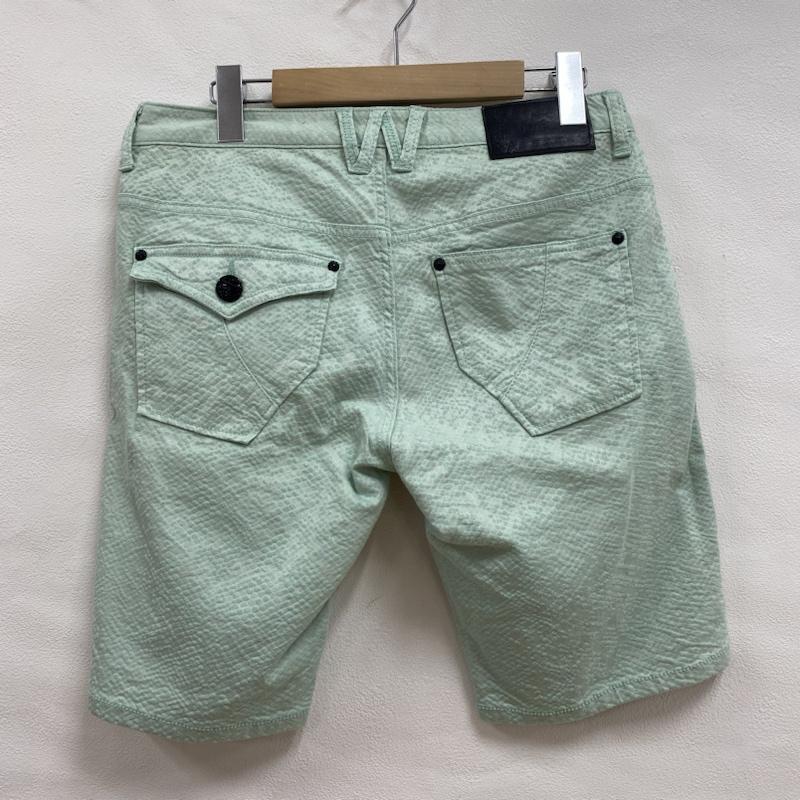 古着 USED パンツ ショートパンツ WILD PARTY ワイルドパーティ ハーフパンツ パイソン柄 スタッズ ストレッチ 1 1 総柄 X ヘビ柄 薄緑 / ライトグリーン / メンズ USED 古着 中古 50111366