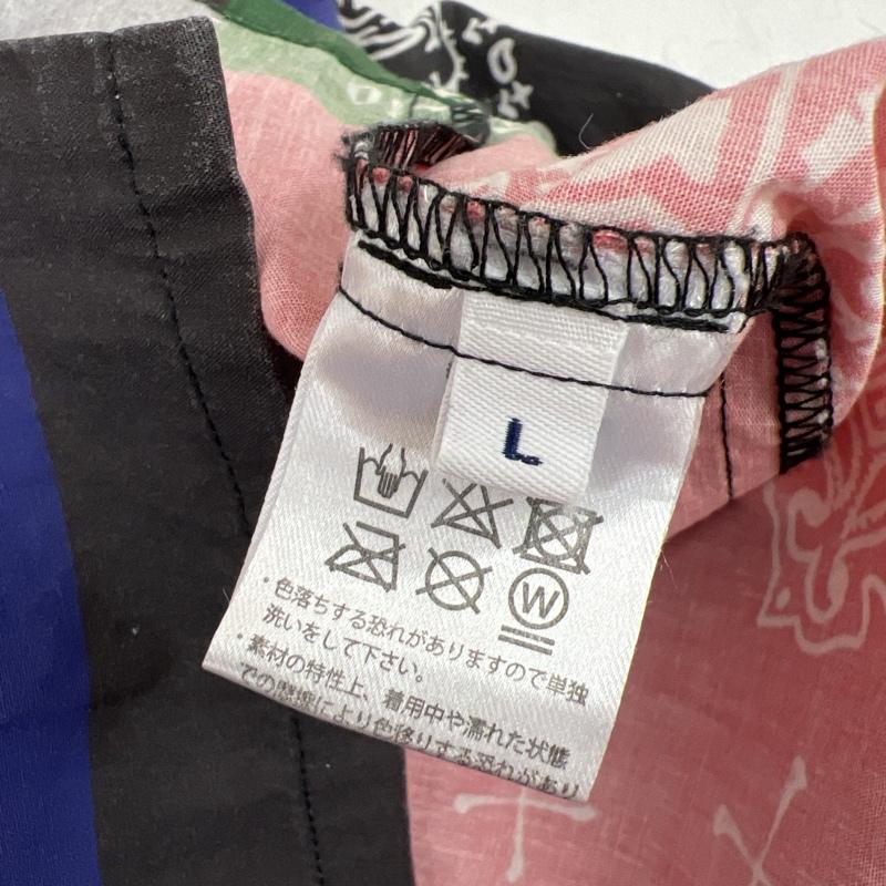古着 USED シャツ、ブラウス 半袖 NCS ノットコモンセンス ペイズリー柄 オープンカラーシャツ L メンズ USED 古着 中古 50111521