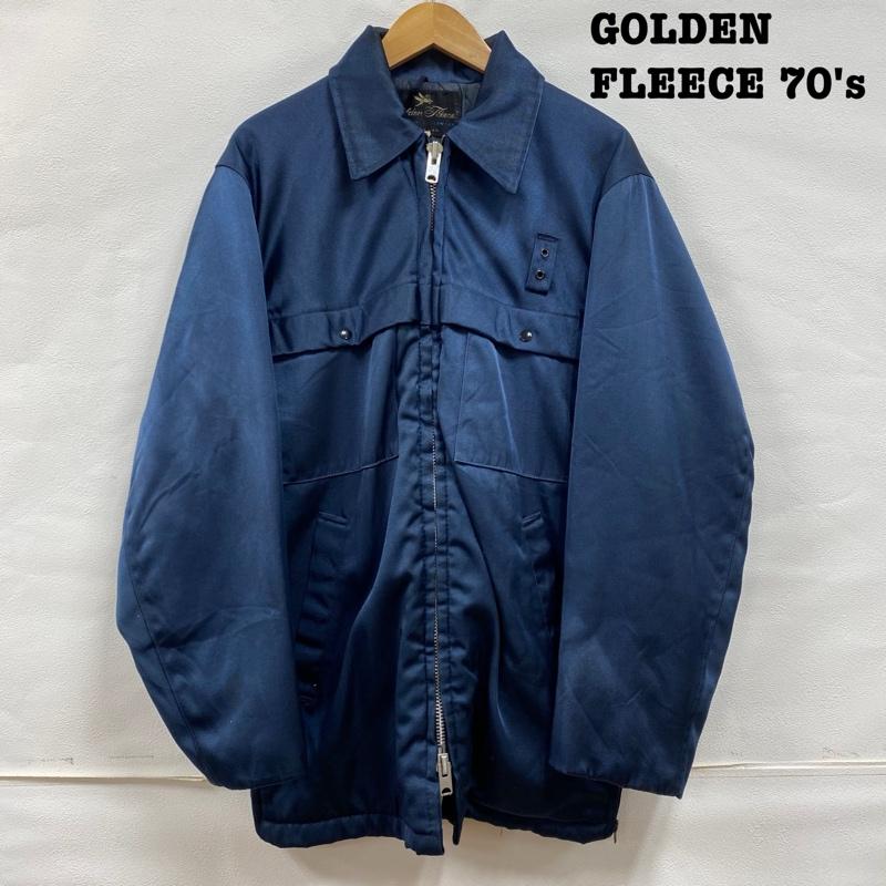 ヴィンテージ VINTAGE ジャケット、上着 ジャンパー、ブルゾン 70 s ゴールデンフリース Golden Fleece タイタンクロス ナイロンジャケット USA製 42 42 無地 紺 / ネイビー / navy メンズ USED 古着 中古 50112050